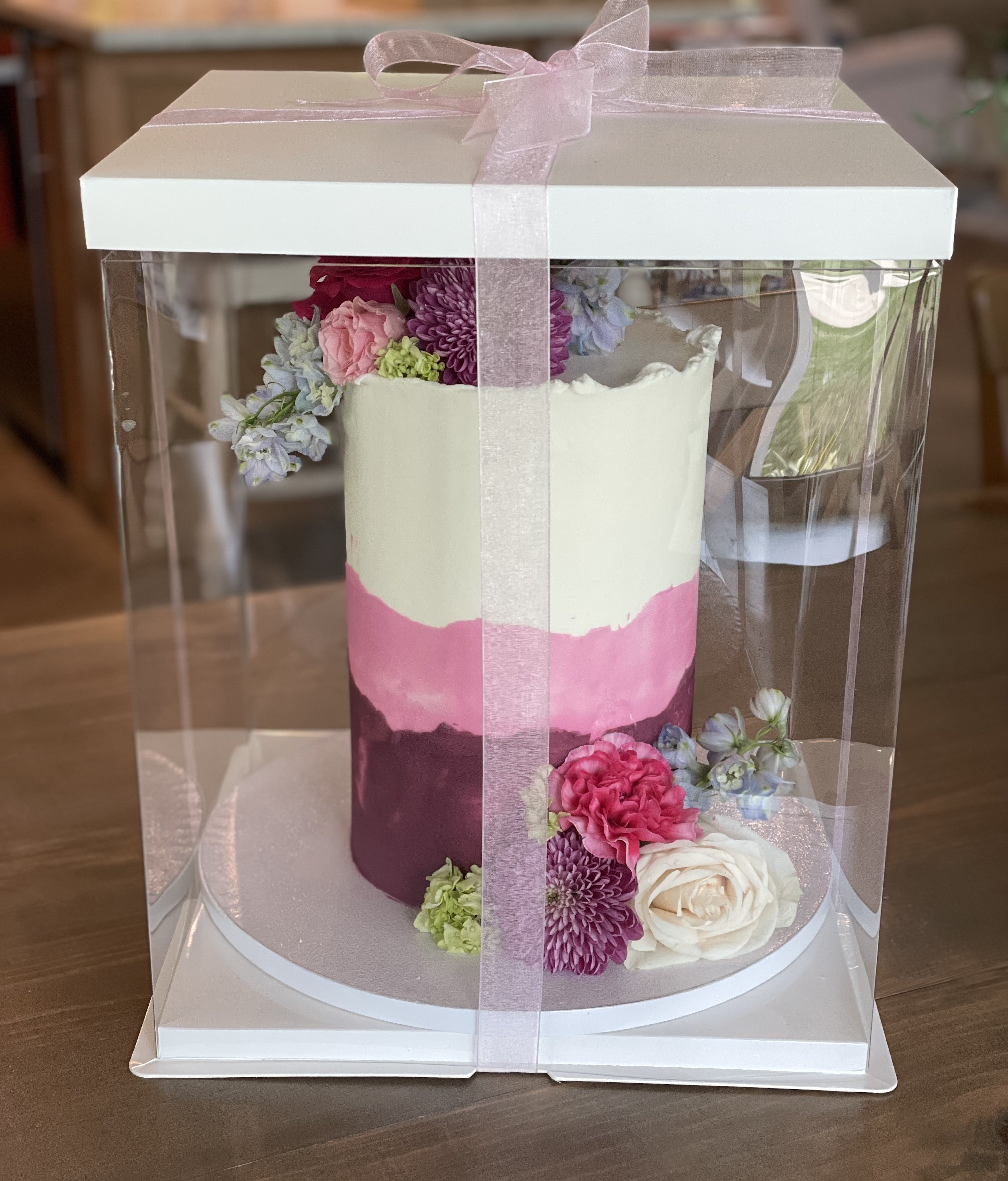 Clear Tall Cake Box – Sweet Treats Shoppe